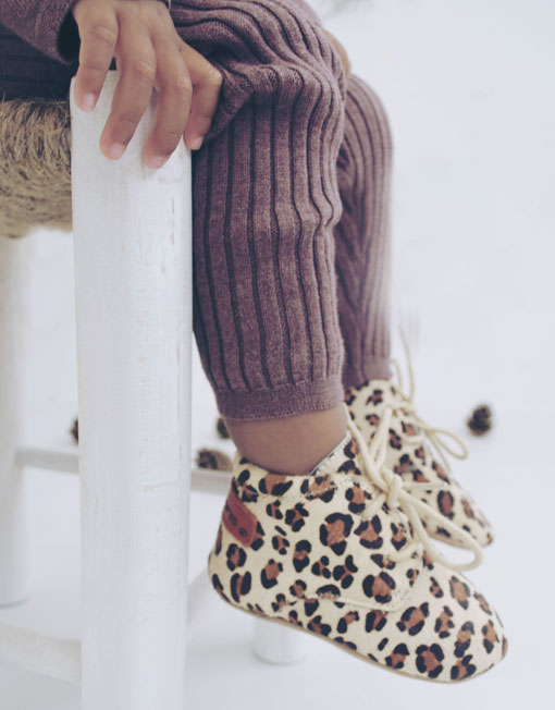Moons Baby Ava Booties Leopard