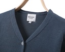 Finn Cardigan Lagoon Cotton Detail