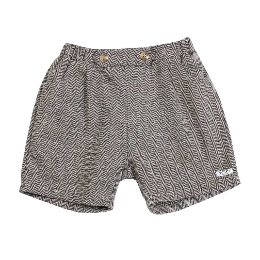 Fifi Shorts Woody Brown Tweed