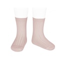 Ribbed Socks Old Rose