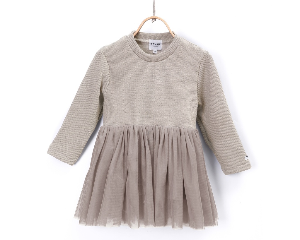 Tilly Dress Sweet Cream (2-3)