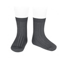 Ribbed Socks Anthracite